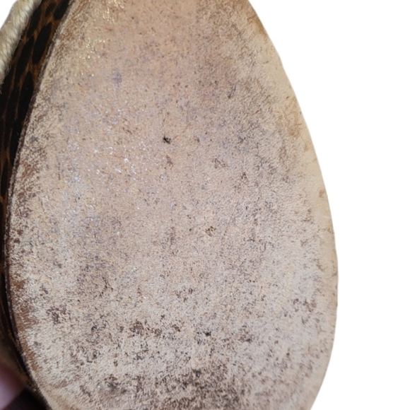 ❤ D&G DOLCE & GABBANA vestiaire collection Leopard  Wedge Platform Sandals - Picture 6 of 16